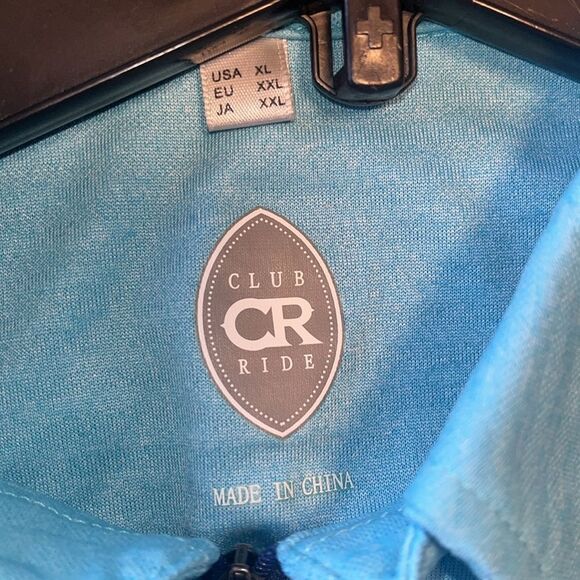 EXCELLENT CONDITION WOMEN’S XL CLUB RIDE CYCLING SHIRT 1/4 ZIP AND 3/4 SLEEVE - Picture 3 of 9